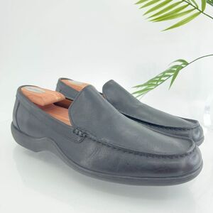Cole Haan Men's Dempsey Loafer Size 10 Slip On Casual Shoe Black Leather Comfy